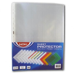 Set 100 Folii de Protectie Documente Noki A4 Cristal, 45 Microni, Folie Protectie Documente, Folie A4 de Protectie, Folie A4 Protectie Documente, Folii Protectie Esselte Documente, Set Folii Protectoare
