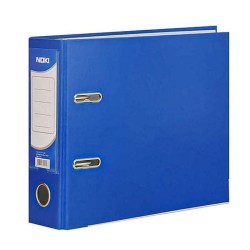 Biblioraft Plastifiat A5 7.5cm Albastru Noki