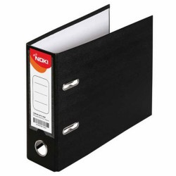 Biblioraft Plastifiat A5 7.5cm Negru Noki