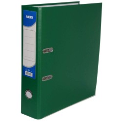 Biblioraft Plastifiat Noki, Cotor 5 cm, Verde, Bibliorafturi Plastifiate, Biblioraft Noki, Bibliorafturi Noki, Bibliorafturi Acte, Bibliorafturi Birou, Biblioraft Acte, Biblioraft Scoala, Biblioraft Organizare, Bibliorafturi Organizare