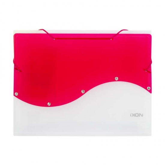 Mapa Plastic 12 Compartimente Rosu Noki