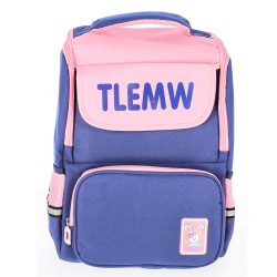 Ghiozdan Clasa 0 Funtasy Bleumarin Roz 2 Fermoare Pigna