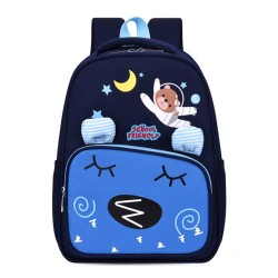 Ghiozdan Clasa 0 Sf Bleumarin Albastru 2 Fermoare Pigna