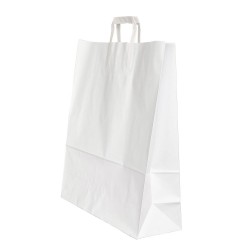 Punga Hartie Maner Lat 45 X 17 X 48 Cm Alb/alb Papiroti