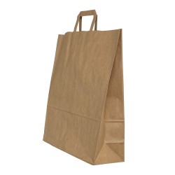 Punga Hartie Maner Lat 32 X 12 X 41 Cm Maro/maro Papiroti