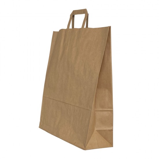 Punga Hartie Maner Lat 32 X 12 X 41 Cm Maro/maro Papiroti