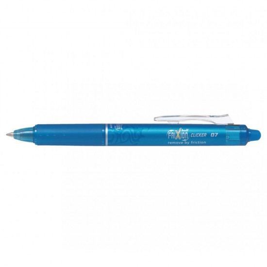 Roller 0.7mm Albastru Deschis Clicker Frixion Pilot