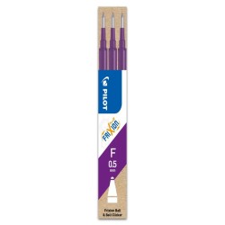 Mina Roller 0.5mm Violet 3/set Frixion Pilot