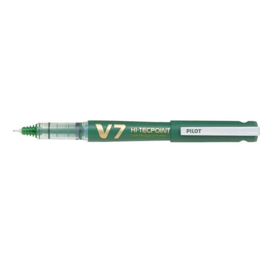 Roller 0.7mm V7 Verde Hi-tecpoint Pilot