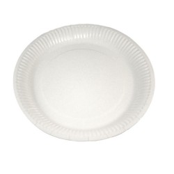 Farfurii Carton Albe 23cm 50/set