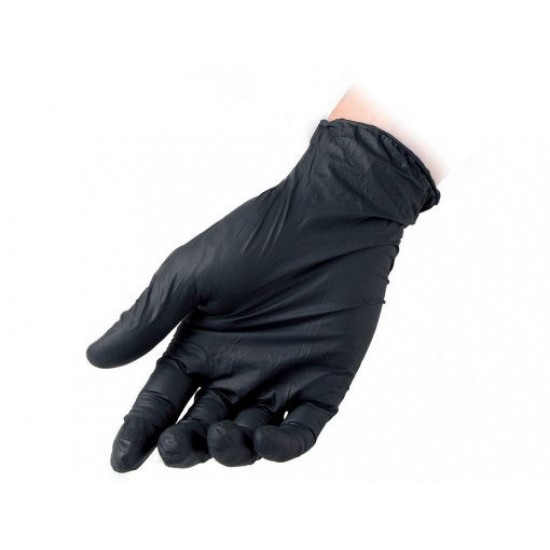 Manusi Nitril Negre M 100/set
