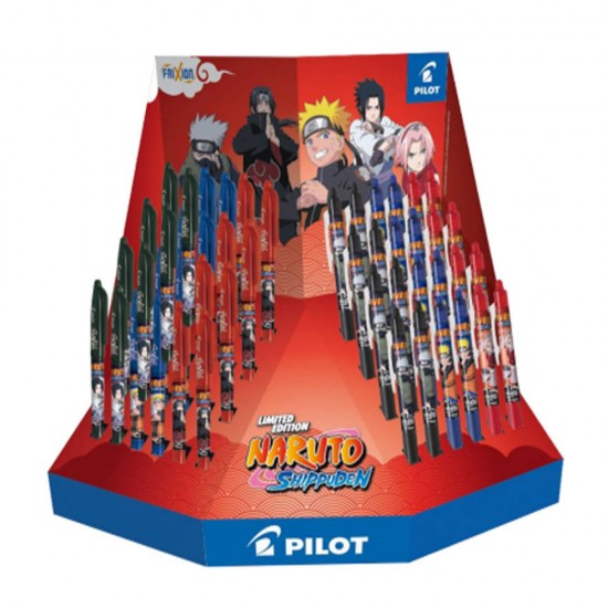 Display Echipat Roller 0.7 Mm Naruto Frixion Pilot