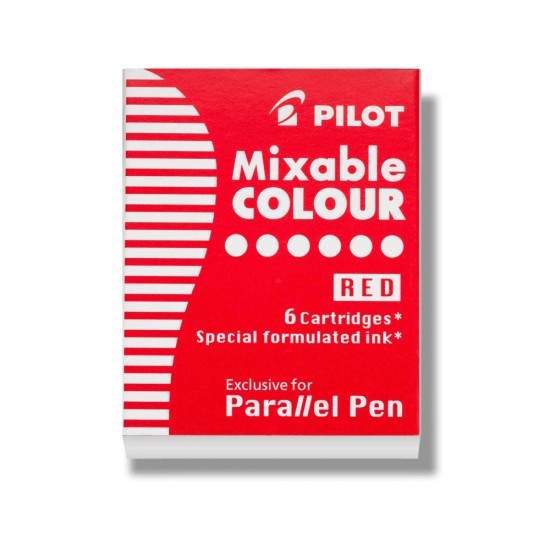 Cartuse Cerneala 6/set Parallel Pen Rosie Pilot
