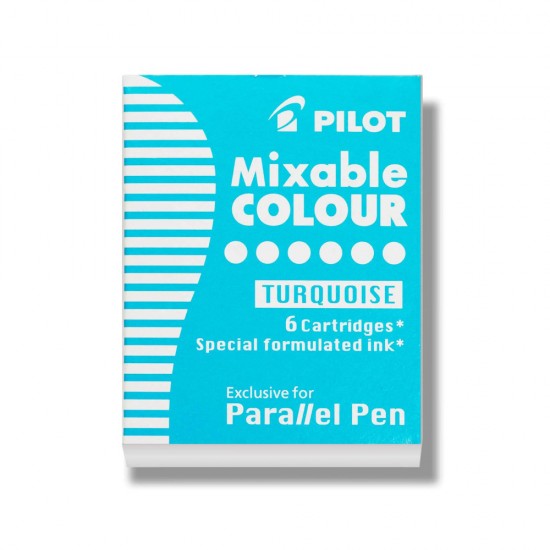 Cartuse Cerneala 6/set Parallel Pen Turcoaz Pilot