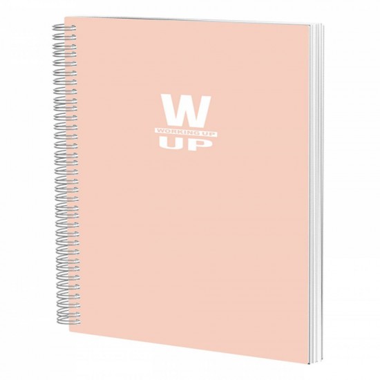 Caiet Spira A4 100 File Dictando 60g Coperta Pp Crem Working Up Pigna