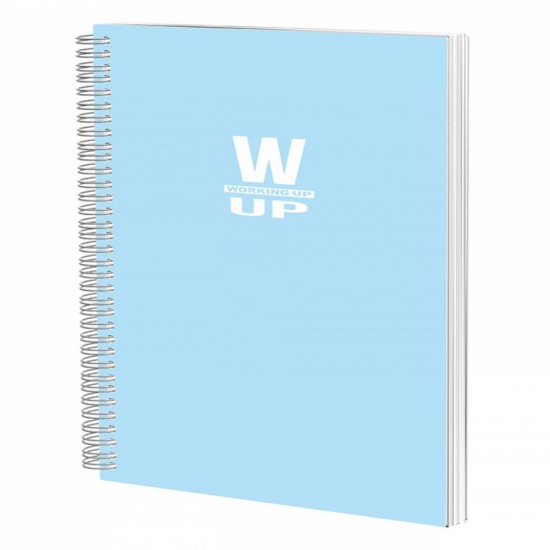Caiet Spira A4 100 File Aritmetica 60g Coperta Pp Bleu Working Up Pigna