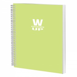 Caiet Spira A4 100 File Aritmetica 60g Coperta Pp Verde Pal Working Up Pigna
