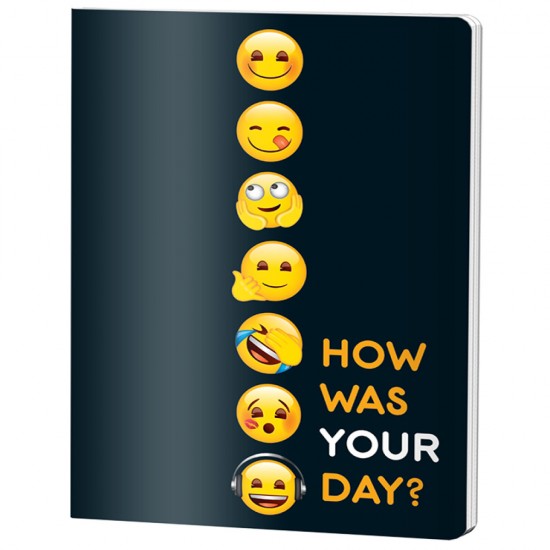 Caiet A4 60 File Dictando Emoji Pigna