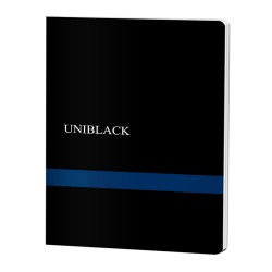 Caiet A4 60 File Dictando 70g Coperta Pp Albastra Uniblack Pigna