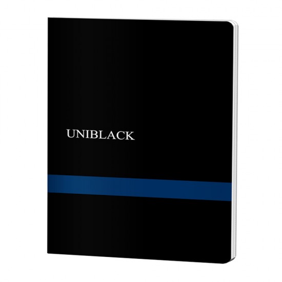 Caiet A4 60 File Dictando 70g Coperta Pp Albastra Uniblack Pigna