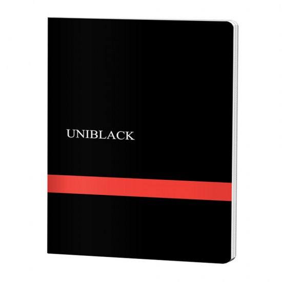 Caiet A4 60 File Dictando 70g Coperta Pp Rosie Uniblack Pigna