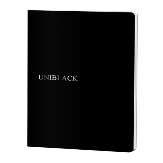 Caiet A5 48 File Dictando Coperta Pp Uniblack Pigna