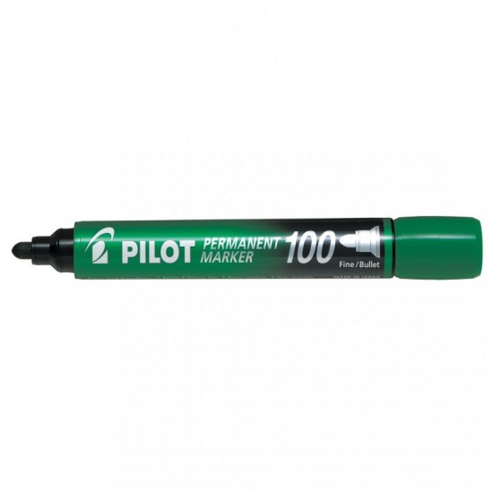 Marker Permanent Verde Varf Rotund 3mm 100 Pilot