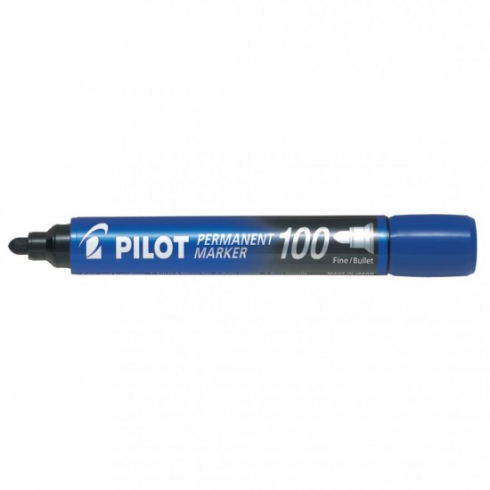 Marker Permanent Albastru Varf Rotund 3mm 100 Pilot