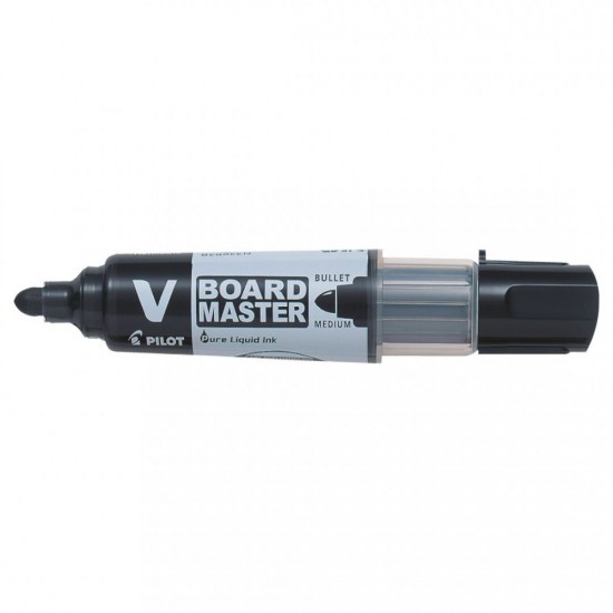 Marker Whiteboard Negru 6mm Varf Rotund Vboard Pilot