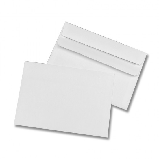Plic C6 Autoad 80g 114*162mm Alb 1000/c Romkuvert