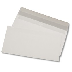 Plic Dl Silicon 80g 110*220mm Alb 1000/c Romkuvert