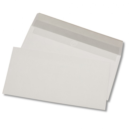 Plic Dl Silicon 80g 110*220mm Alb 1000/c Romkuvert