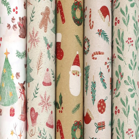 Hartie Ambalaj Rola 70cm X 2m Christmas Town Rotolux