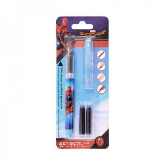 Stilou Basic Spiderman Hc + 2 Rez. Pigna