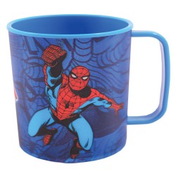 Cana Plastic 325 Ml Spiderman Comics Pigna