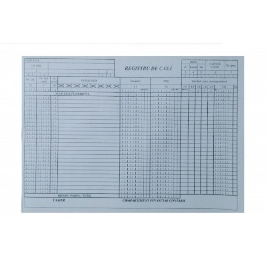 Registru Casa Model Vechi