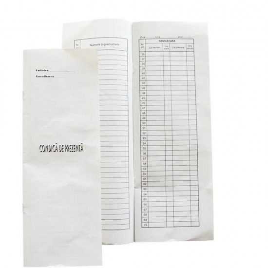 Condica Prezenta A4/2 16 File