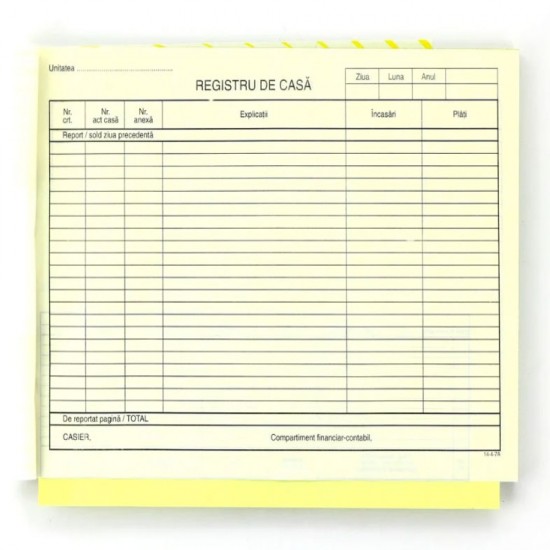 Registru Casa Model Nou Autocopiativ