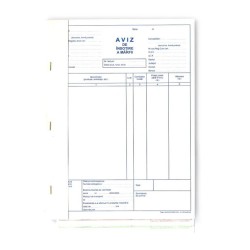 Aviz De Insotire A Marfii A4 3 Exemplare