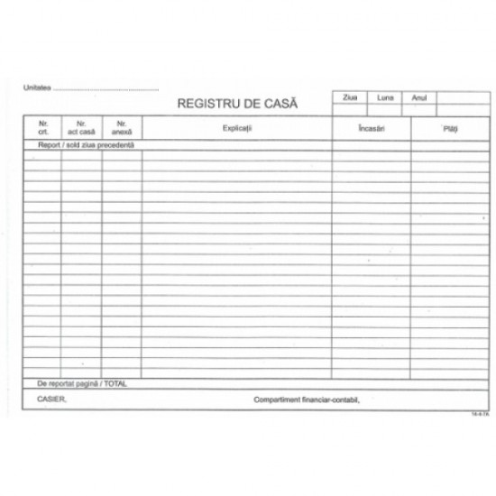 Registru Casa Model Nou