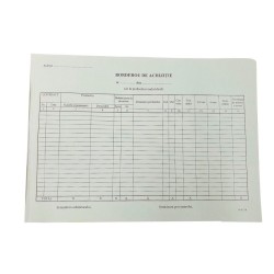 Borderou Achizitii Autocopiativ