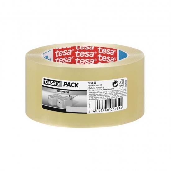 Banda Adeziva Transparenta Tesa, Adeziv Cauciuc Natural, 48mm x 66m, Benzi Adezive, Rola Banda Adeziva, Banda Adeziva la Rola, Rola Banda Adeziva, Role Benzi Adezive, Scotch Transparent, Banda Scotch, Banda Transparenta Scotch, Banda Adeziva Cauciuc