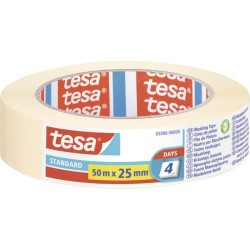 Banda Adeziva de Hartie pentru Mascare Tesa, 25 mm x 50 m, Banda Adeziva Tesa, Banda de Hartie Adeziva, Banda Hartie Tesa, Banda Hartie Adeziva Tesa, Banda de Mascare, Banda Mascare Tesa, Banda Tesa de Mascare, Banda de Hartie pentru Mascare