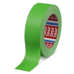 Banda Adeziva Textila Verde Neon 25m*25mm Tesa