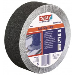 Banda Adeziva Antialunecare Neagra 15m 50mm Tesa