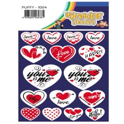 Sticker Puffy Love Series 1004 Tanex