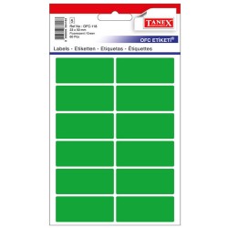 Etichete 23*50mm Colturi Rotunde Verzi 60/set Tanex