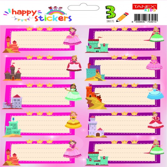 Etichete Scolare 30/set Printese Tls-726 Tanex