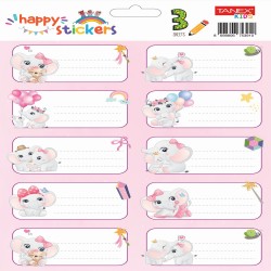 Etichete Scolare 30/set Elefanti Tls-736 Tanex