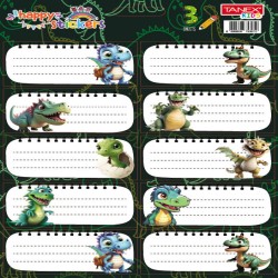 Etichete Scolare 30/set Dino Tls-801 Tanex